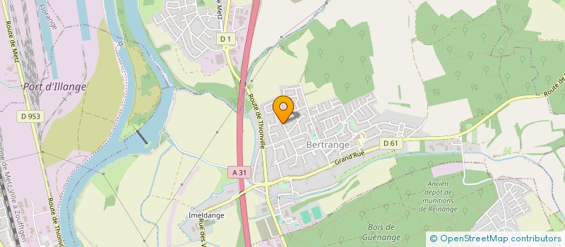 localisation de l'entreprise QUENTIN RICCIARINI  BERTRANGE