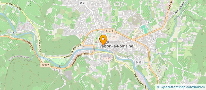 localisation de l'entreprise QUENTINOUS  VAISON-LA-ROMAINE