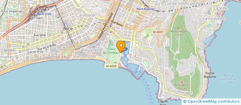 localisation de l'entreprise QUENTOINE à NICE