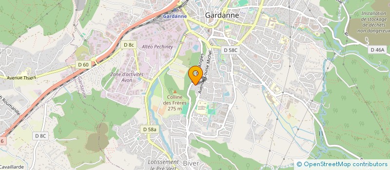 localisation de l'entreprise QUENTOM à GARDANNE