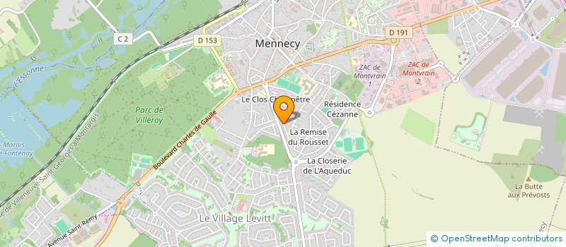 localisation de l'entreprise QUENTOMIMMO à MENNECY