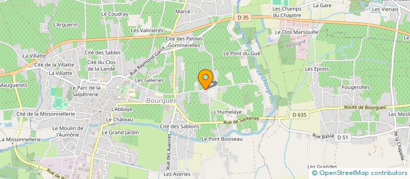 localisation de l'entreprise QUENTUGALIMMO à BOURGUEIL
