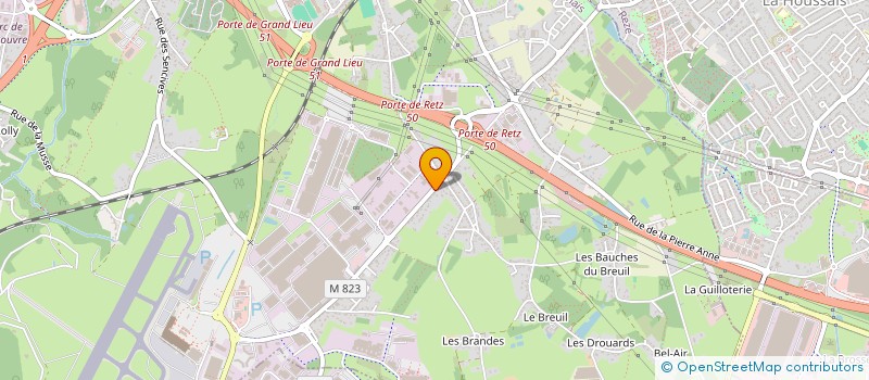 localisation de l'entreprise QUERAT BERNARD à BOUGUENAIS