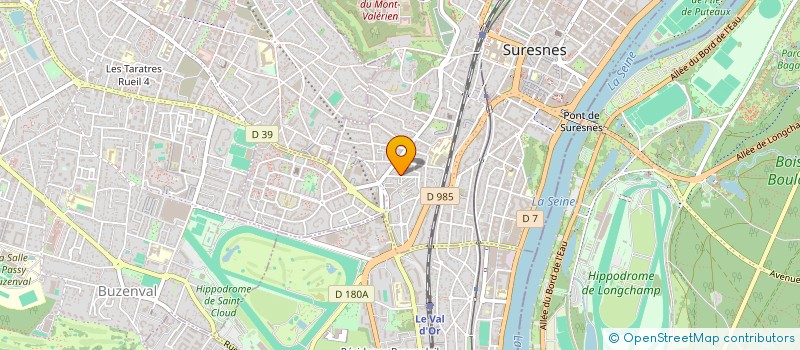 localisation de l'entreprise QUERCILIA à SURESNES