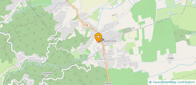 localisation de l'entreprise QUERCIOLO CARROSSERIE à VENZOLASCA