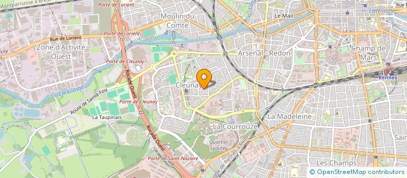 localisation de l'entreprise QUERCUS  RENNES