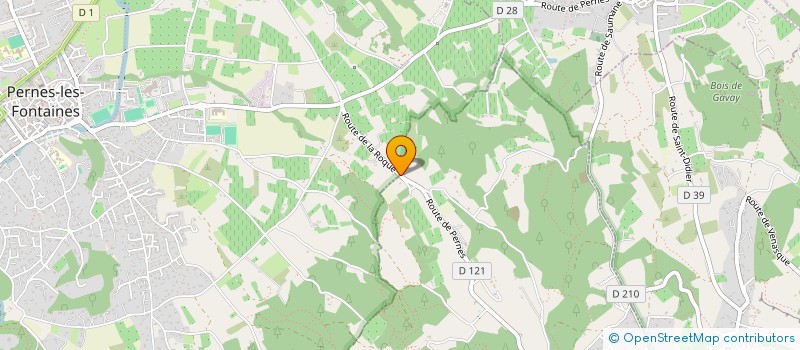 localisation de l'entreprise QUERCUS  LA ROQUE-SUR-PERNES