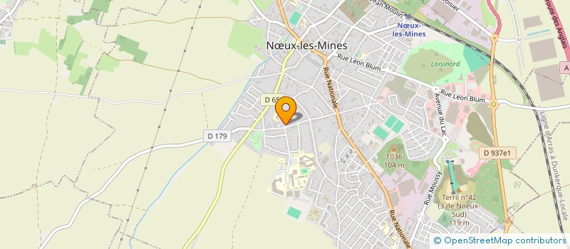 localisation de l'entreprise QUERCUS  NUX-LES-MINES