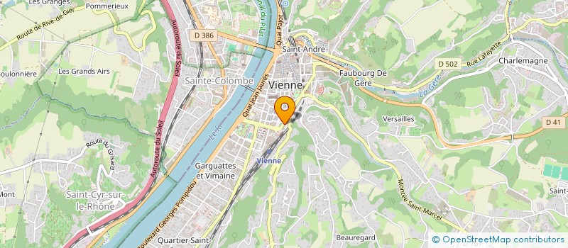 localisation de l'entreprise QUERCUS  VIENNE