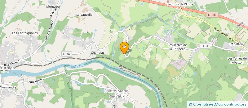 localisation de l'entreprise QUERCUS à SAINT-VICTURNIEN