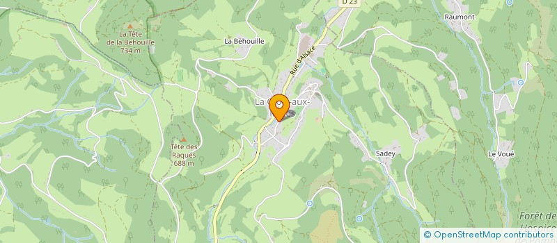 localisation de l'entreprise QUERCUS  LA CROIX-AUX-MINES