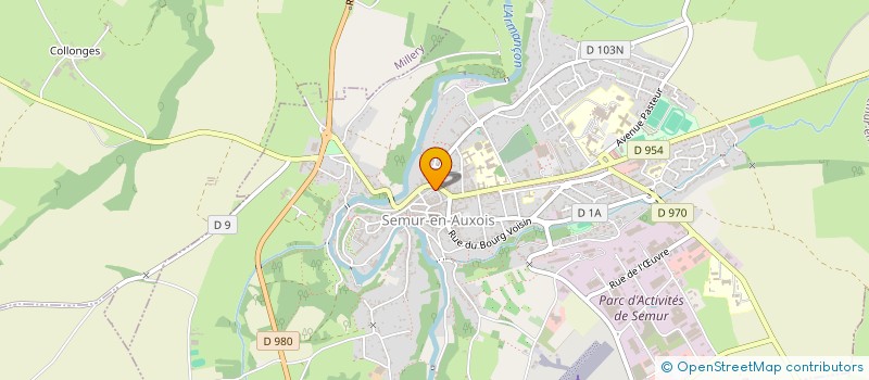 localisation de l'entreprise QUERCUS CERRIS  LE VAL-LARREY