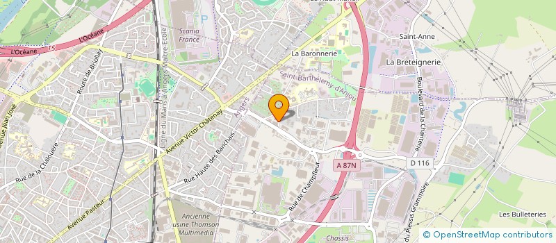 localisation de l'entreprise QUERCUS CONSULTING à SAINT-BARTHELEMY-D'ANJOU