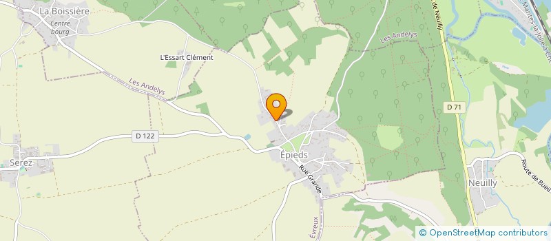 localisation de l'entreprise QUERCUS GESTION  EPIEDS