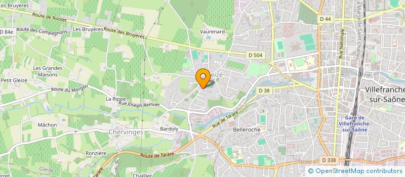 localisation de l'entreprise QUERCUS GROUPE  GLEIZE