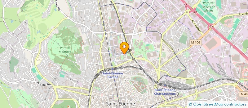 localisation de l'entreprise QUERCUS INVEST  SAINT-ETIENNE