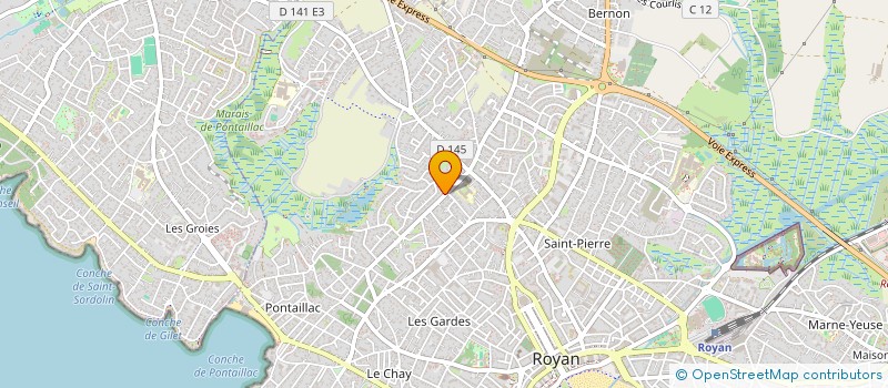 localisation de l'entreprise QUERCUS SABER  ROYAN