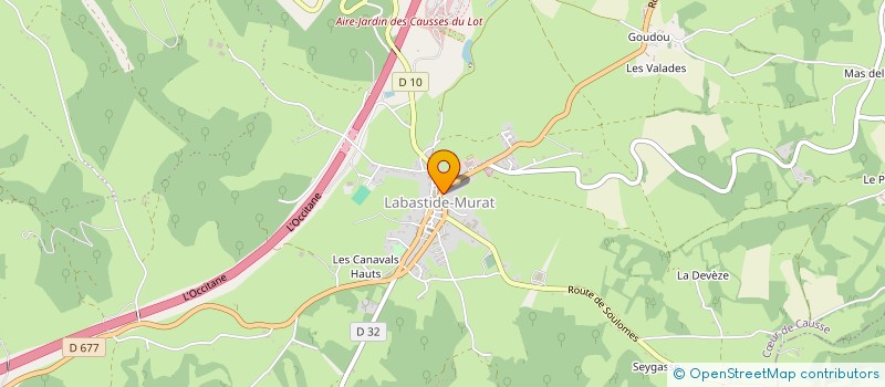 localisation de l'entreprise QUERCY  SOULOMES