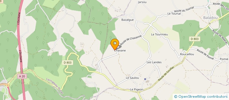 localisation de l'entreprise QUERCY ARTISANAL  SAINT-DENIS-LES-MARTEL