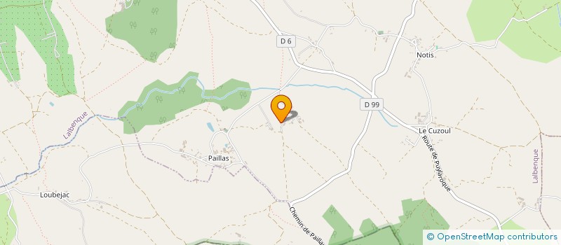 localisation de l'entreprise QUERCY BATI-D  LALBENQUE