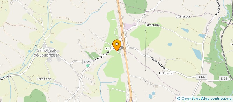 localisation de l'entreprise QUERCY BLANC IMPRESSIONS  SAINT-PAUL-FLAUGNAC