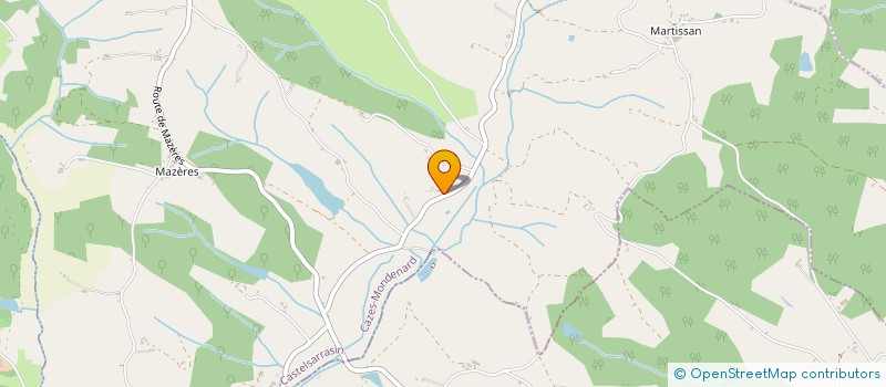 localisation de l'entreprise QUERCY-CAMEROUN  CAZES-MONDENARD