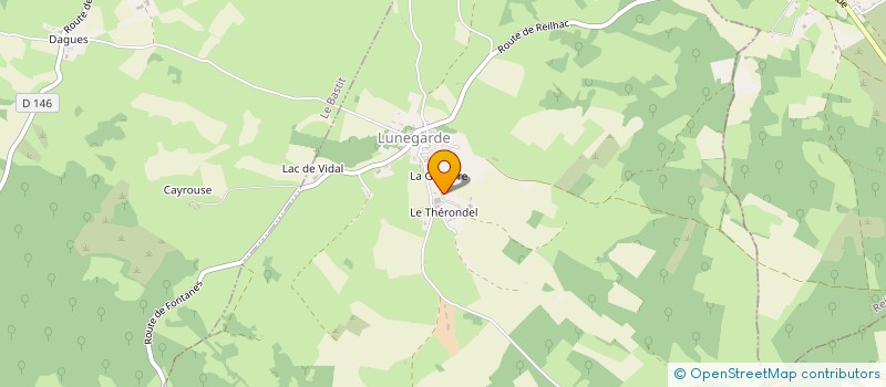 localisation de l'entreprise QUERCY CAUSSE  LUNEGARDE