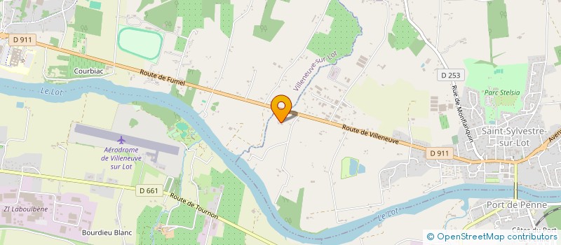 localisation de l'entreprise QUERCY DIAGNOSTICS  SAINT-SYLVESTRE-SUR-LOT