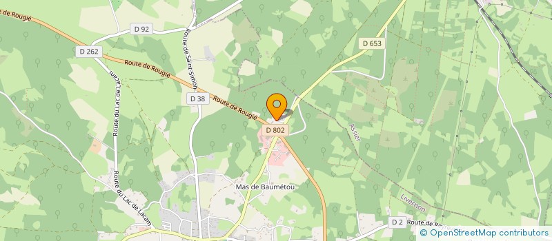 localisation de l'entreprise QUERCY ECO-MATERIAUX  LIVERNON