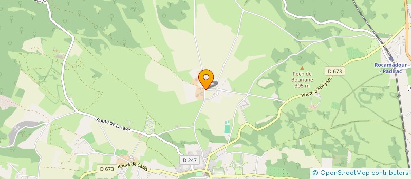 localisation de l'entreprise QUERCY FRAGRANCES  ROCAMADOUR