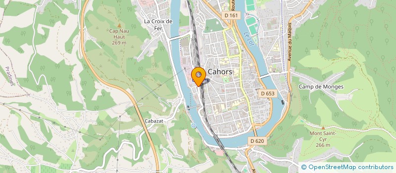 localisation de l'entreprise QUERCY FROMAGES ET SALAISONS  CAHORS