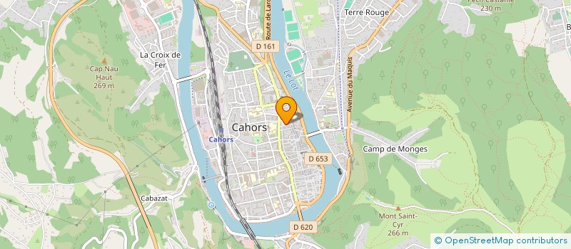 localisation de l'entreprise QUERCY FSA  CAHORS