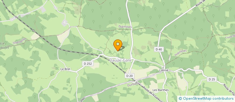 localisation de l'entreprise QUERCY-GALA  FLAUJAC-GARE