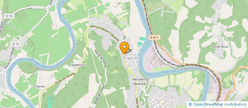 localisation de l'entreprise QUERCY GYM ET QI GONG  PRADINES