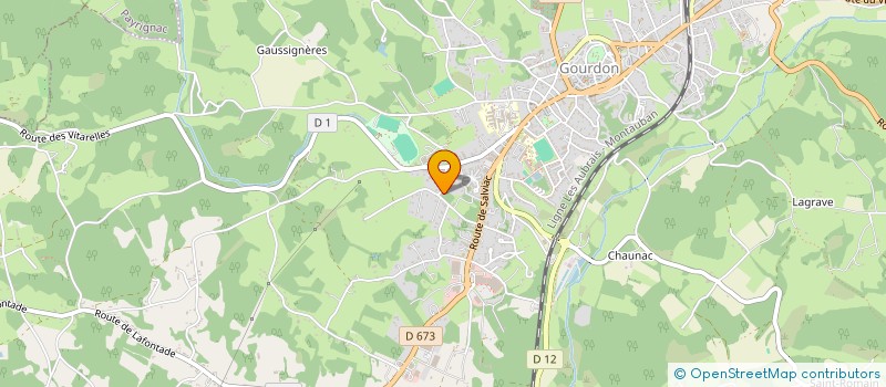 localisation de l'entreprise QUERCY LIMOUSIN VIANDE à GOURDON