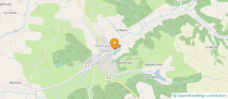 localisation de l'entreprise QUERCY PAYS DE SERRES  MONTAIGU-DE-QUERCY
