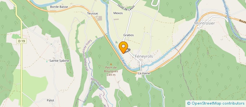 localisation de l'entreprise QUERCY PEPINIERES à SAINT ANTONIN NOBLE VAL
