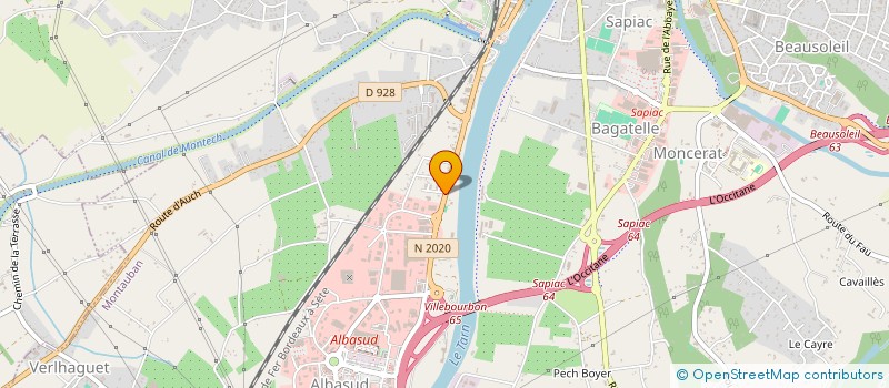 localisation de l'entreprise QUERCY QUEST  MONTAUBAN