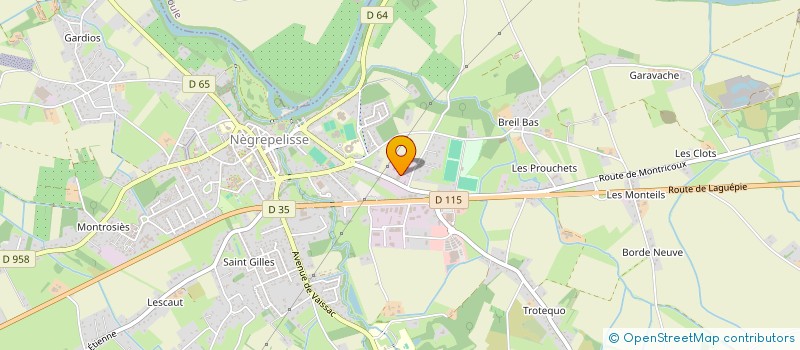 localisation de l'entreprise QUERCY RENOV  NEGREPELISSE