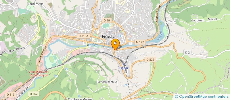 localisation de l'entreprise QUERCY ROUERGUE CUISINES à FIGEAC