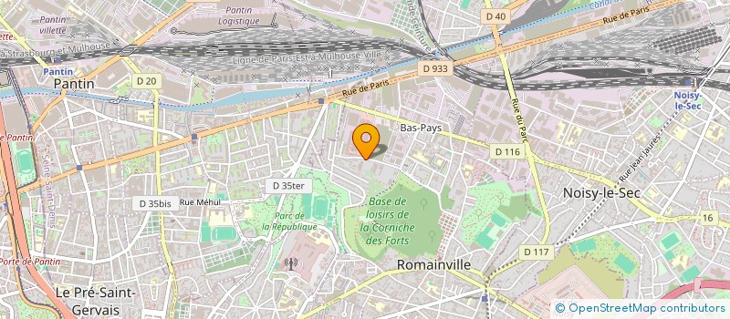 localisation de l'entreprise QUERCY SA à ROMAINVILLE