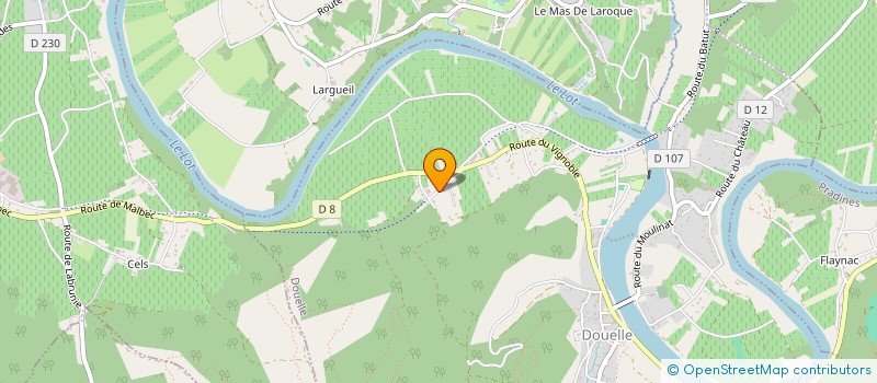 localisation de l'entreprise QUERCY SODAS à DOUELLE