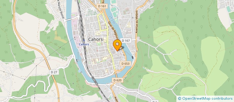 localisation de l'entreprise QUERCY TRANSACTIONS  CAHORS