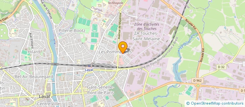 localisation de l'entreprise QUEREL ET FROGER à MONTGERON