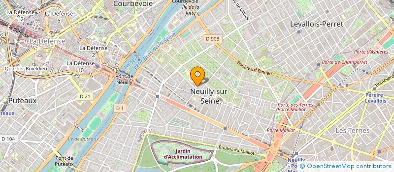 localisation de l'entreprise QUERENCIA à NEUILLY-SUR-SEINE