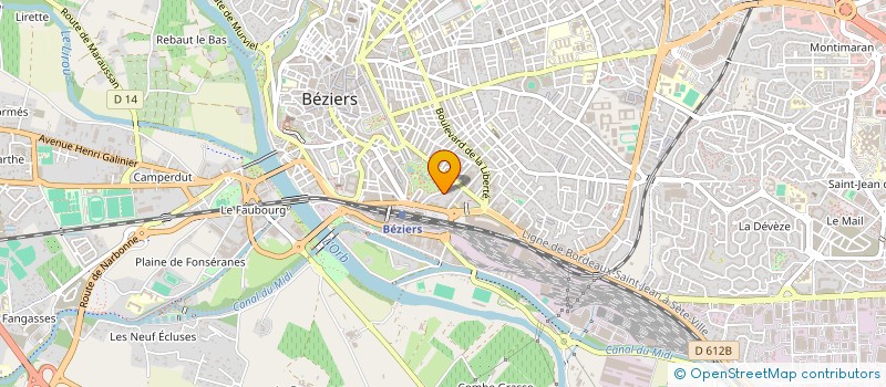 localisation de l'entreprise QUERENCIA  BEZIERS