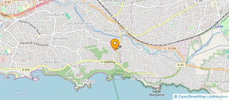 localisation de l'entreprise QUERENCIA  TOULON