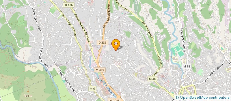 localisation de l'entreprise QUERIBUS à CAGNES-SUR-MER