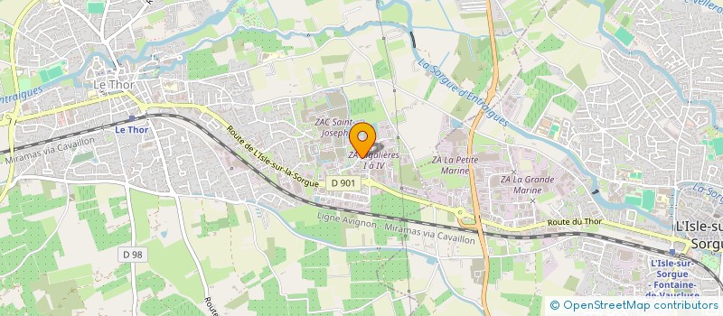 localisation de l'entreprise QUERIDA 2  LE THOR