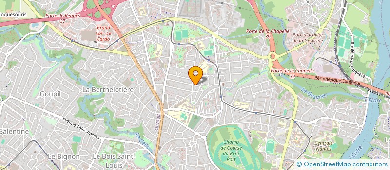 localisation de l'entreprise QUERIDA  NANTES